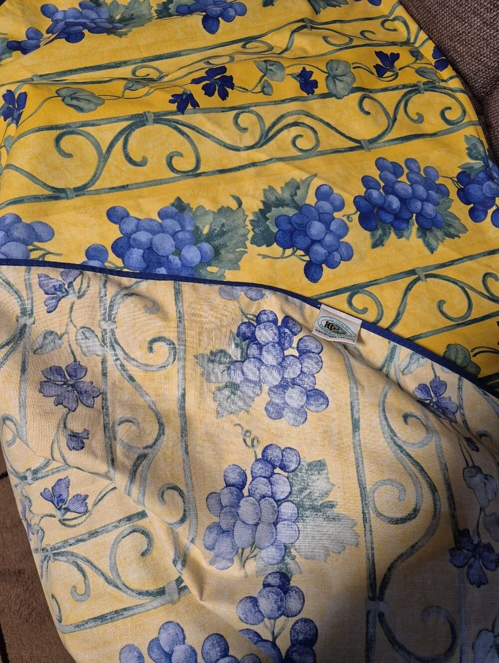 La Cigale Acrylic Coated French Made Fabric Tablecloth